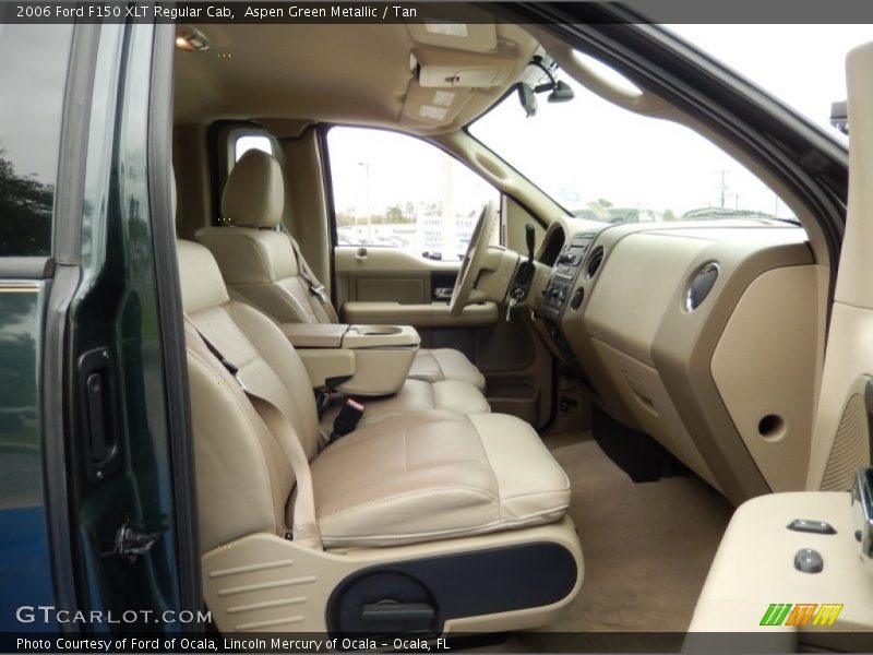 Aspen Green Metallic / Tan 2006 Ford F150 XLT Regular Cab