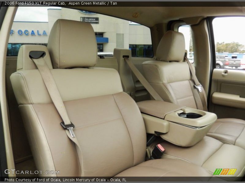 Aspen Green Metallic / Tan 2006 Ford F150 XLT Regular Cab
