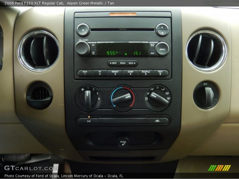 Aspen Green Metallic / Tan 2006 Ford F150 XLT Regular Cab