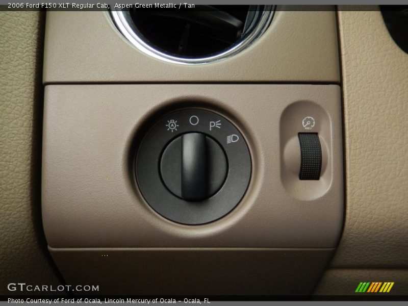 Aspen Green Metallic / Tan 2006 Ford F150 XLT Regular Cab