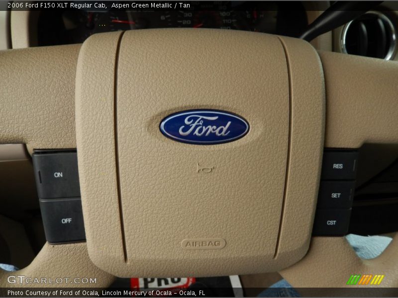 Aspen Green Metallic / Tan 2006 Ford F150 XLT Regular Cab