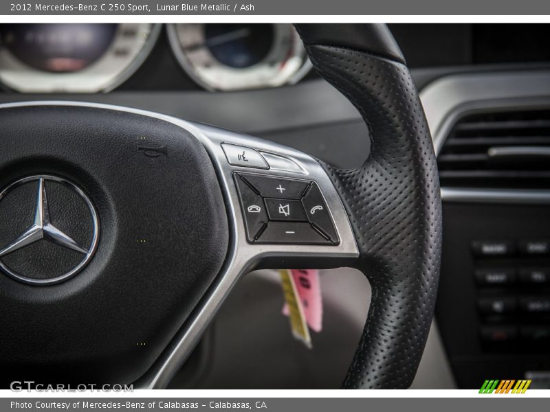 Lunar Blue Metallic / Ash 2012 Mercedes-Benz C 250 Sport