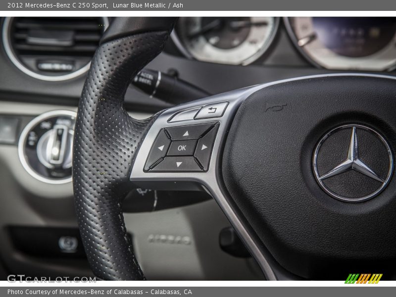 Lunar Blue Metallic / Ash 2012 Mercedes-Benz C 250 Sport
