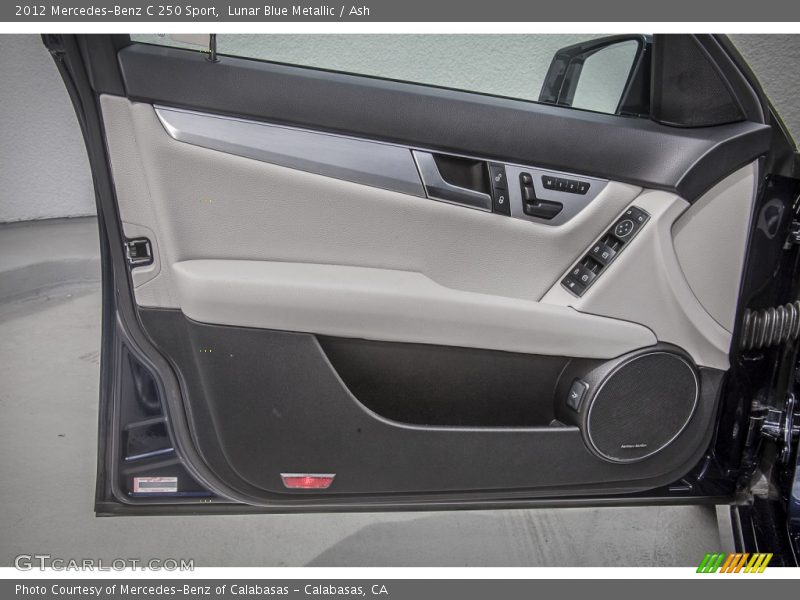 Lunar Blue Metallic / Ash 2012 Mercedes-Benz C 250 Sport
