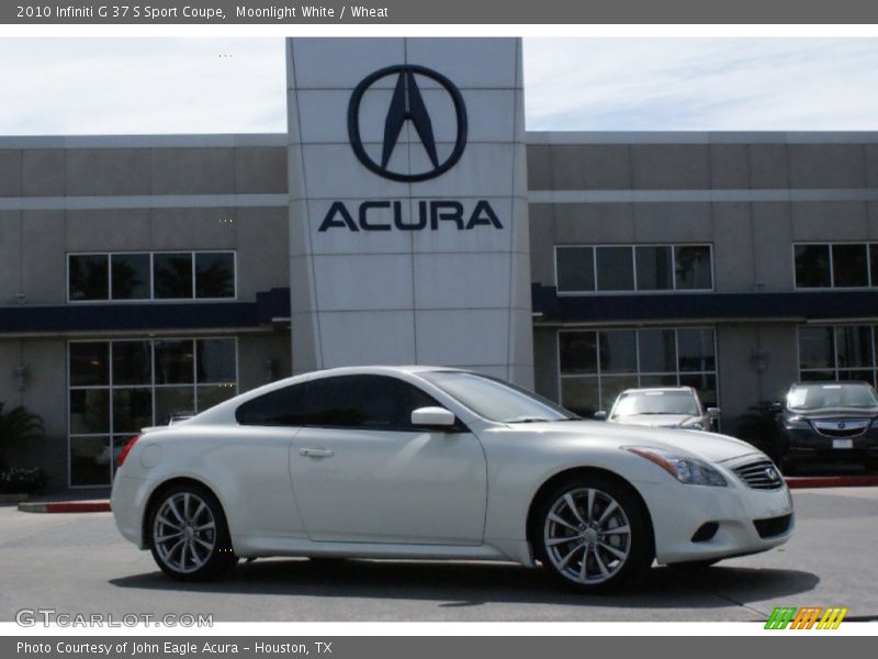 Moonlight White / Wheat 2010 Infiniti G 37 S Sport Coupe