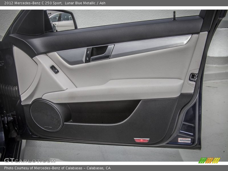 Lunar Blue Metallic / Ash 2012 Mercedes-Benz C 250 Sport