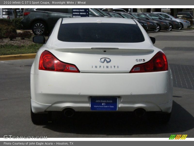 Moonlight White / Wheat 2010 Infiniti G 37 S Sport Coupe