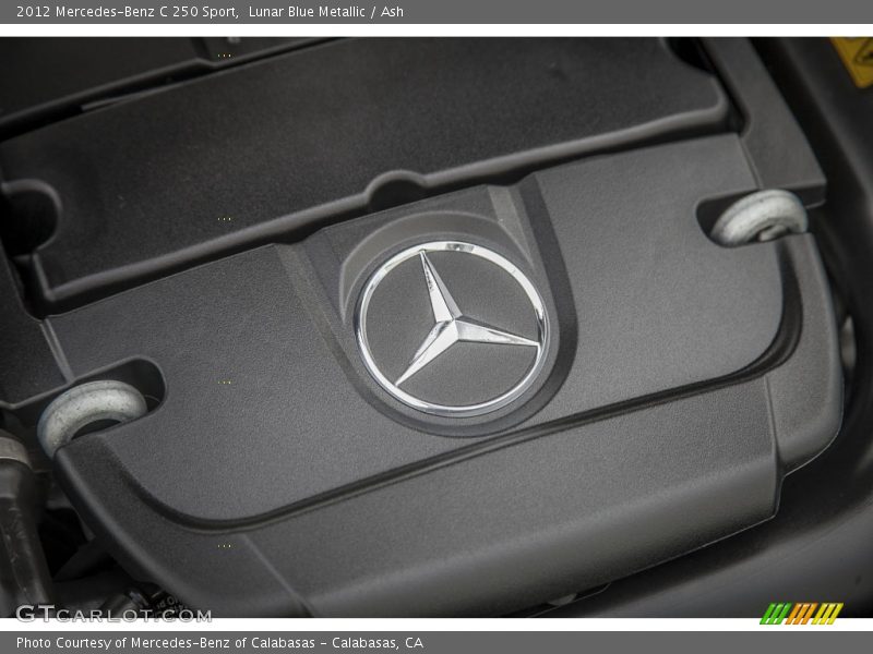 Lunar Blue Metallic / Ash 2012 Mercedes-Benz C 250 Sport