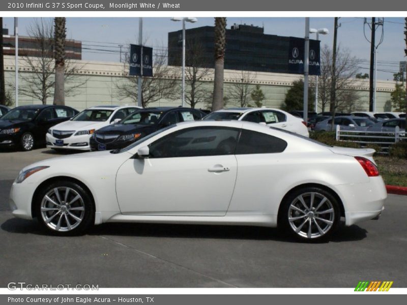 Moonlight White / Wheat 2010 Infiniti G 37 S Sport Coupe