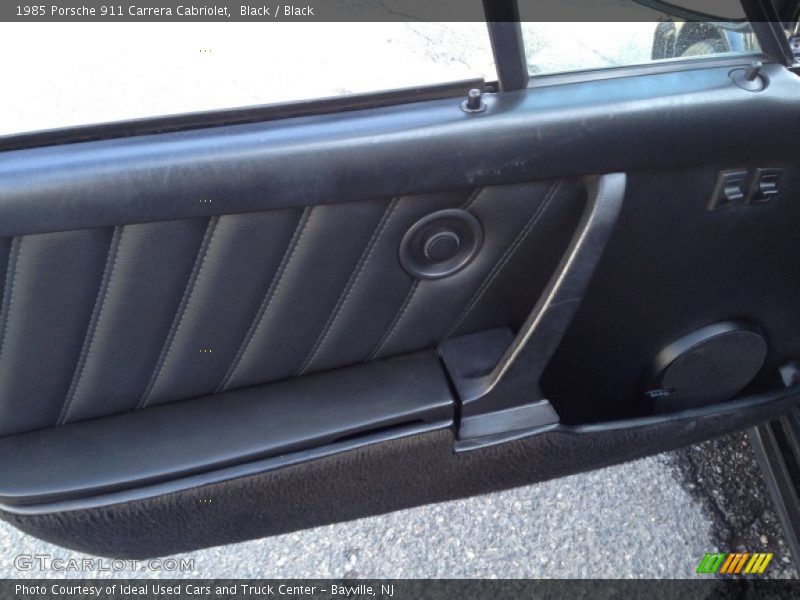 Black / Black 1985 Porsche 911 Carrera Cabriolet