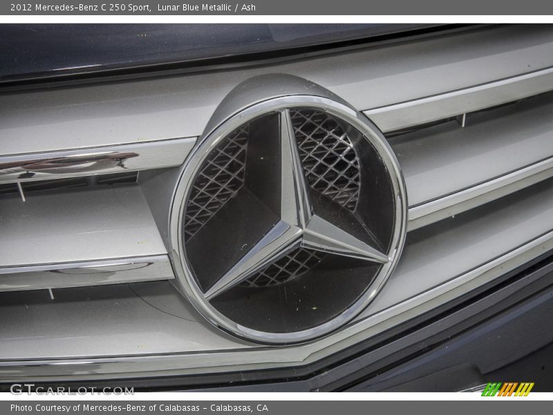 Lunar Blue Metallic / Ash 2012 Mercedes-Benz C 250 Sport
