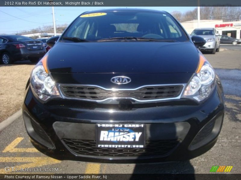 Midnight Black / Black 2012 Kia Rio Rio5 EX Hatchback