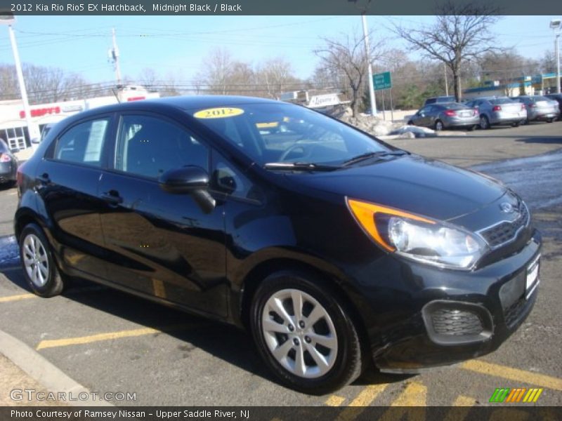 Midnight Black / Black 2012 Kia Rio Rio5 EX Hatchback