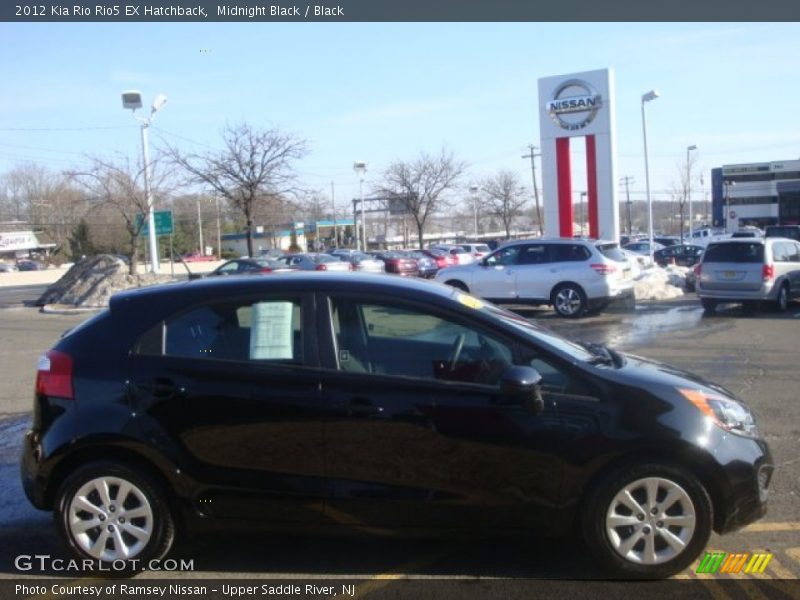 Midnight Black / Black 2012 Kia Rio Rio5 EX Hatchback