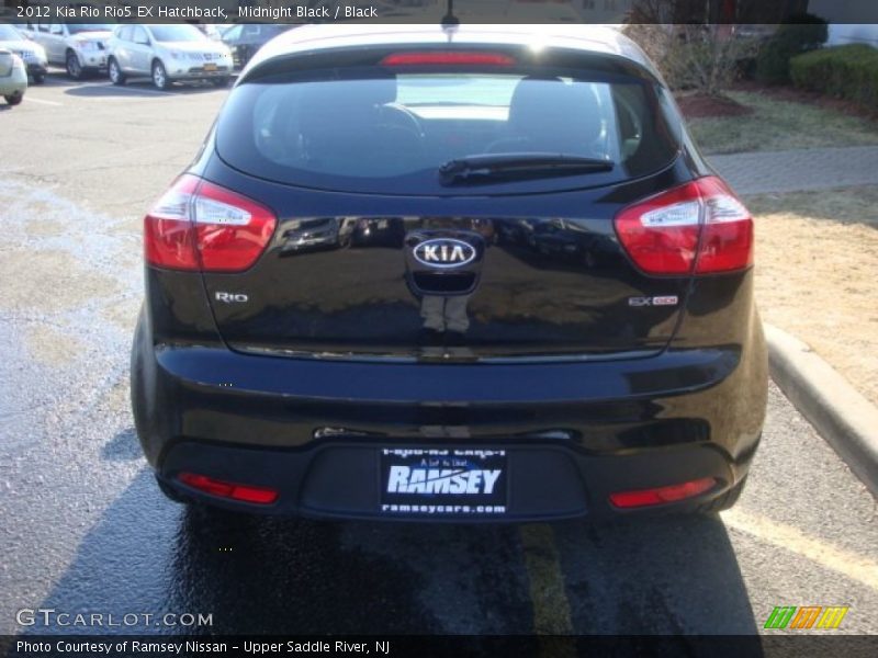 Midnight Black / Black 2012 Kia Rio Rio5 EX Hatchback