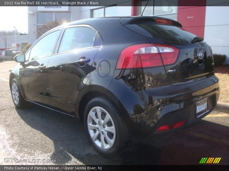 Midnight Black / Black 2012 Kia Rio Rio5 EX Hatchback