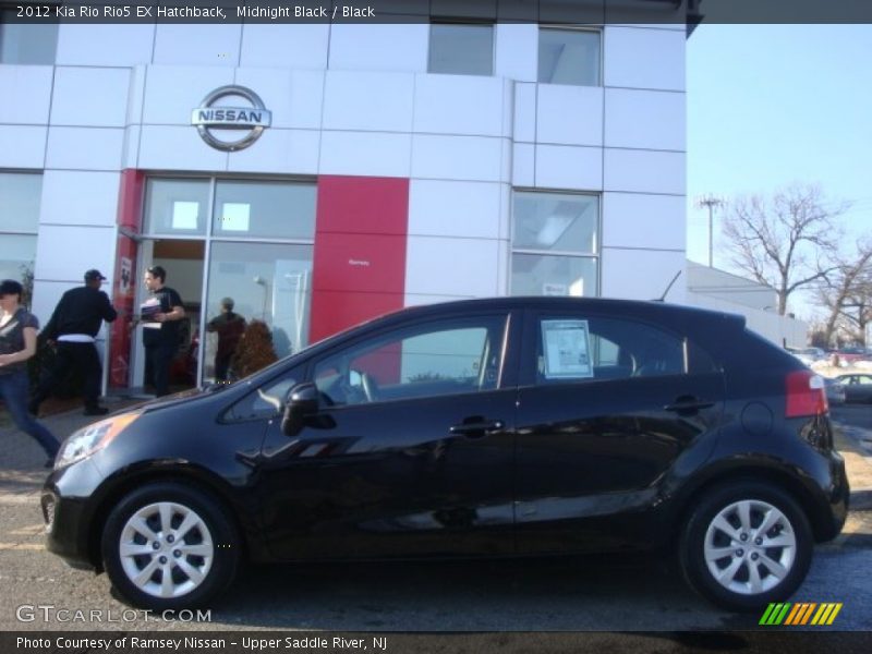 Midnight Black / Black 2012 Kia Rio Rio5 EX Hatchback
