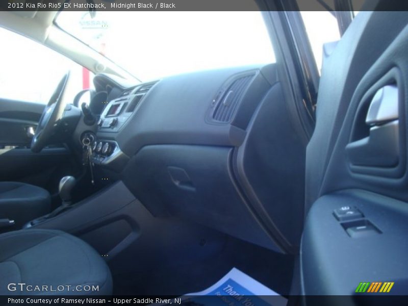 Midnight Black / Black 2012 Kia Rio Rio5 EX Hatchback