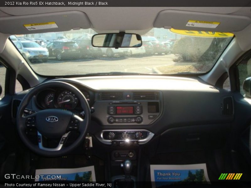 Midnight Black / Black 2012 Kia Rio Rio5 EX Hatchback