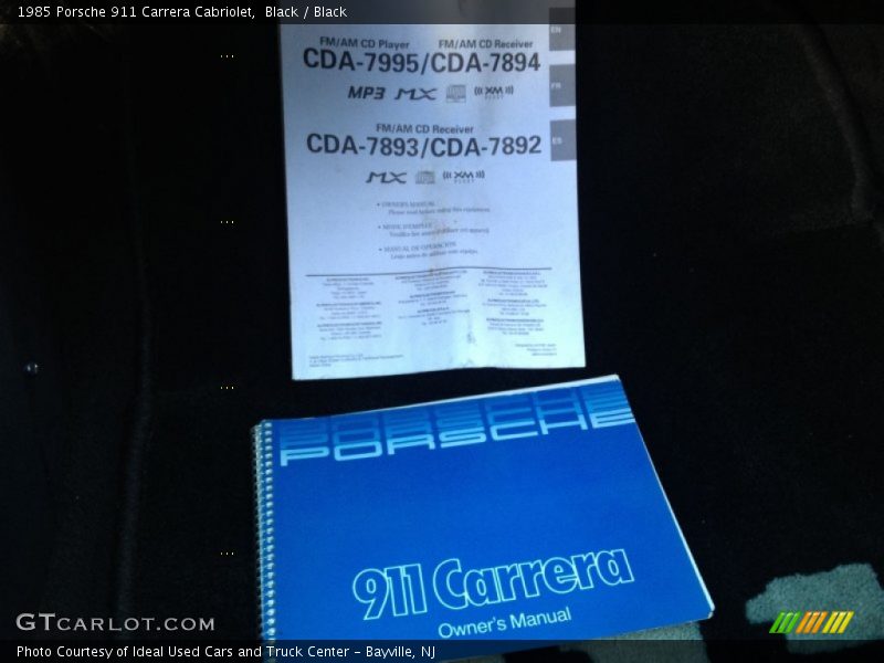 Books/Manuals of 1985 911 Carrera Cabriolet