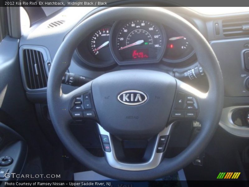 Midnight Black / Black 2012 Kia Rio Rio5 EX Hatchback