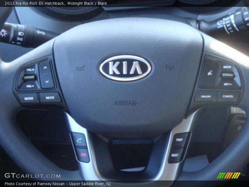 Midnight Black / Black 2012 Kia Rio Rio5 EX Hatchback