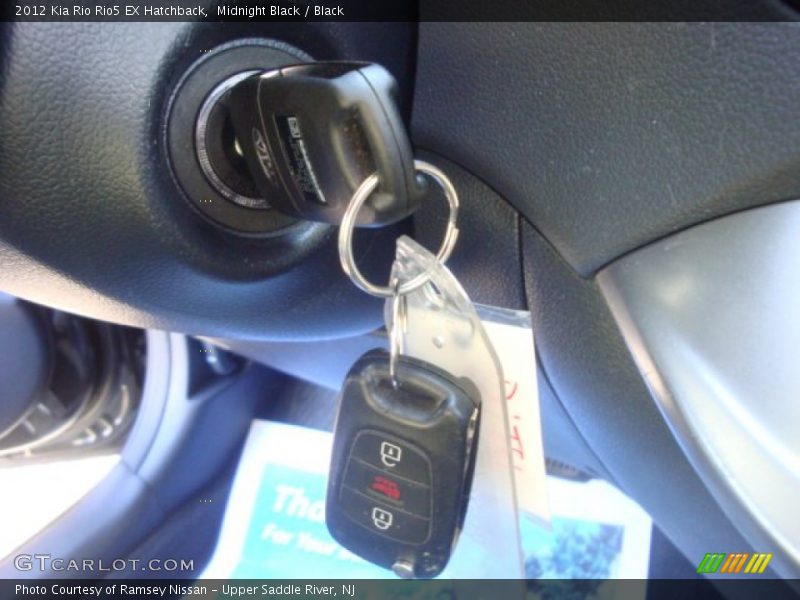 Midnight Black / Black 2012 Kia Rio Rio5 EX Hatchback