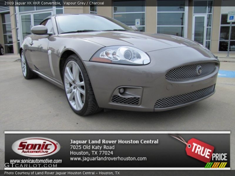 Vapour Grey / Charcoal 2009 Jaguar XK XKR Convertible
