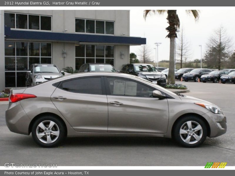 Harbor Gray Metallic / Gray 2012 Hyundai Elantra GLS