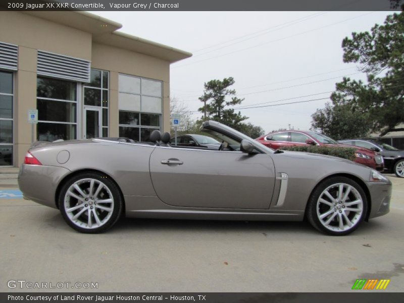 Vapour Grey / Charcoal 2009 Jaguar XK XKR Convertible
