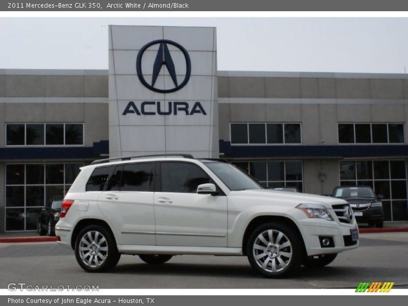 Arctic White / Almond/Black 2011 Mercedes-Benz GLK 350