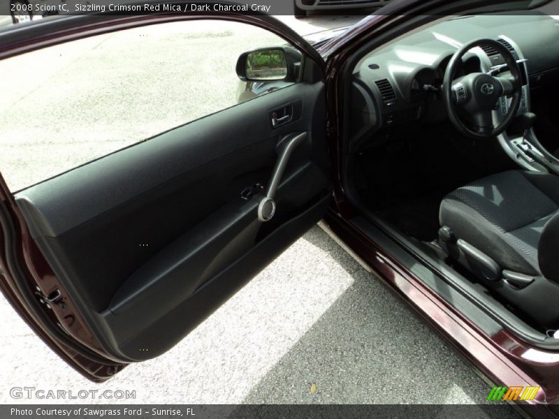 Sizzling Crimson Red Mica / Dark Charcoal Gray 2008 Scion tC