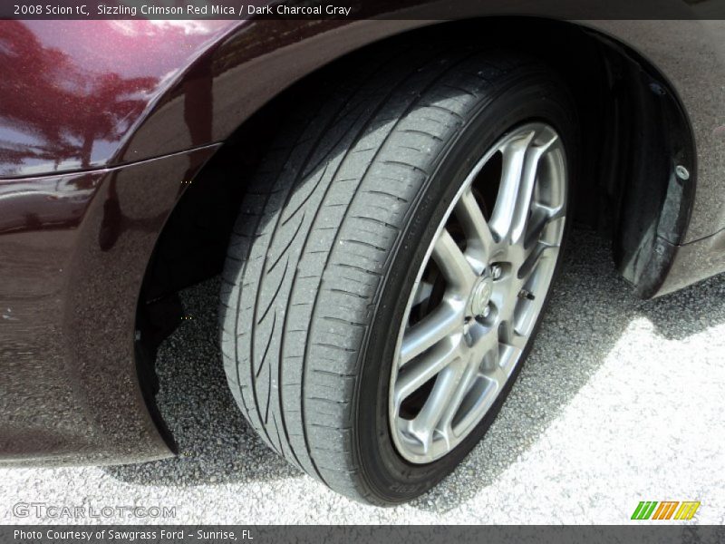 Sizzling Crimson Red Mica / Dark Charcoal Gray 2008 Scion tC