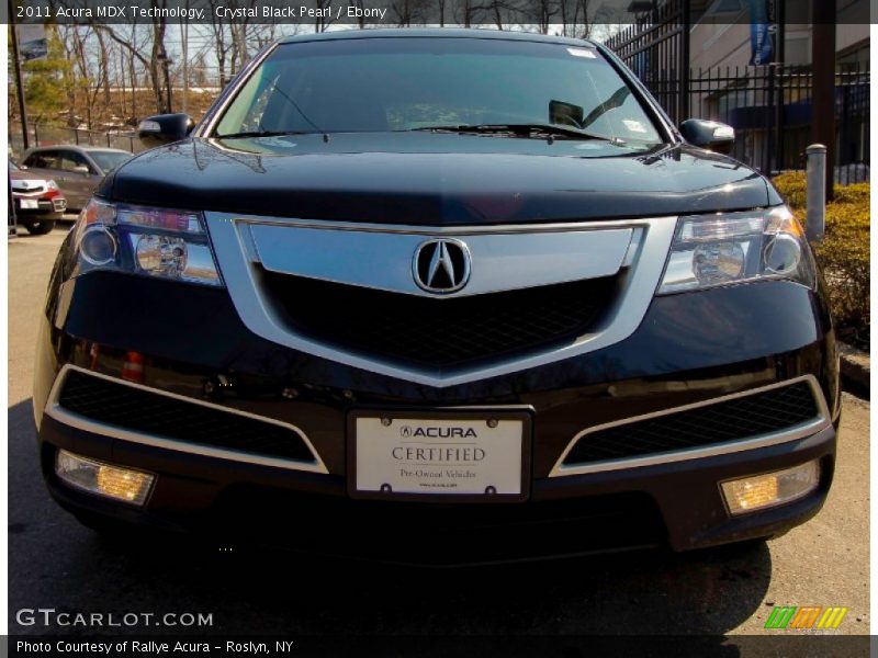 Crystal Black Pearl / Ebony 2011 Acura MDX Technology