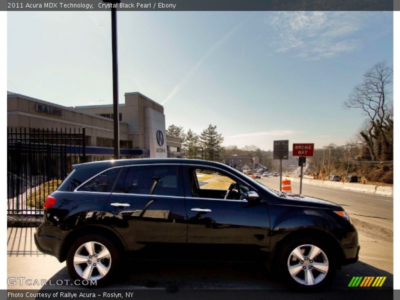 Crystal Black Pearl / Ebony 2011 Acura MDX Technology