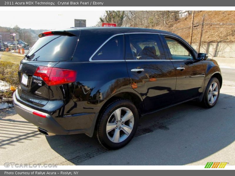 Crystal Black Pearl / Ebony 2011 Acura MDX Technology