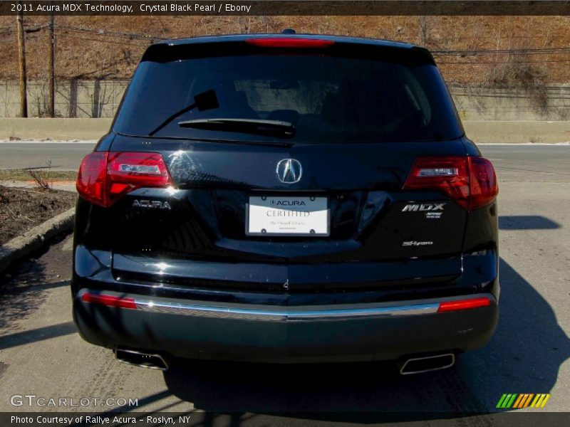 Crystal Black Pearl / Ebony 2011 Acura MDX Technology