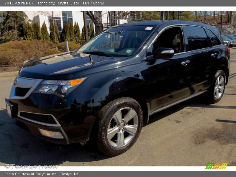 Crystal Black Pearl / Ebony 2011 Acura MDX Technology