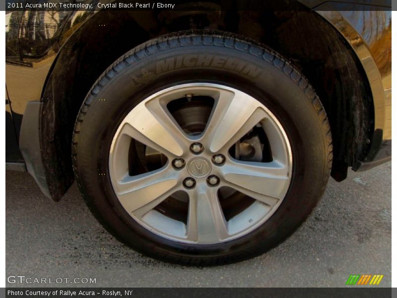 Crystal Black Pearl / Ebony 2011 Acura MDX Technology