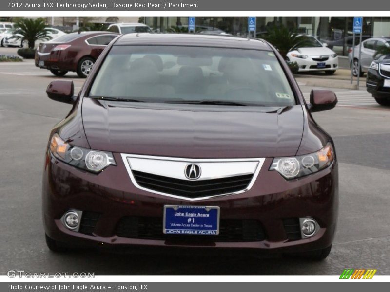 Basque Red Pearl / Parchment 2012 Acura TSX Technology Sedan