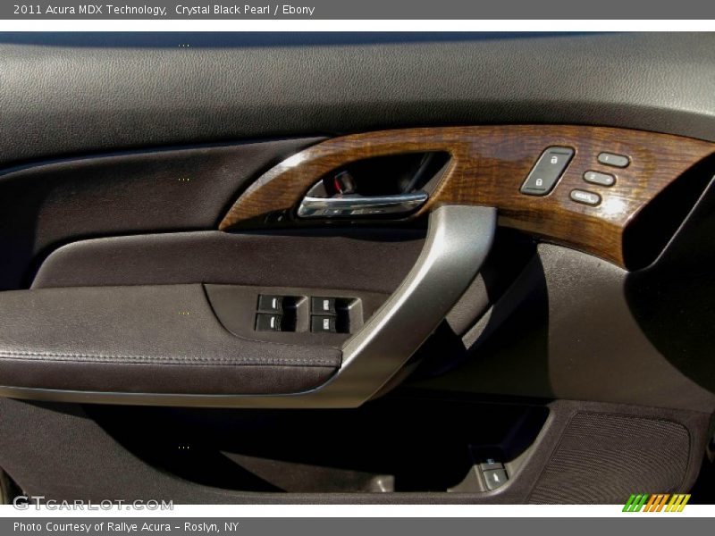 Crystal Black Pearl / Ebony 2011 Acura MDX Technology