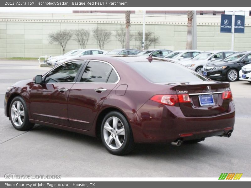 Basque Red Pearl / Parchment 2012 Acura TSX Technology Sedan