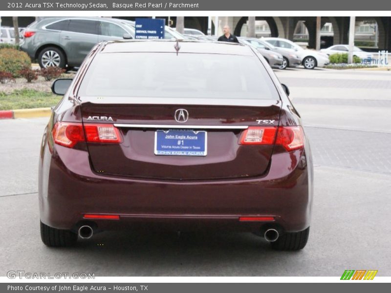 Basque Red Pearl / Parchment 2012 Acura TSX Technology Sedan