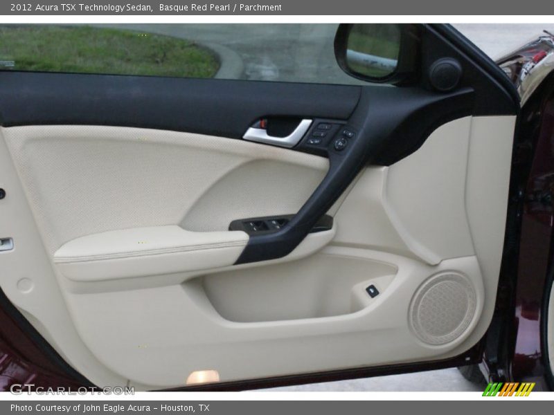 Basque Red Pearl / Parchment 2012 Acura TSX Technology Sedan