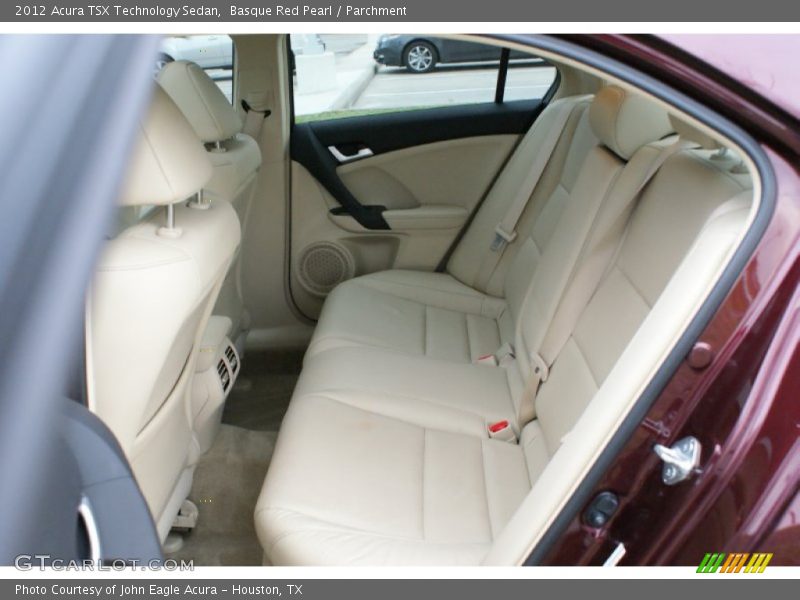 Basque Red Pearl / Parchment 2012 Acura TSX Technology Sedan