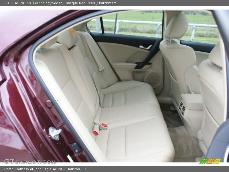 Basque Red Pearl / Parchment 2012 Acura TSX Technology Sedan