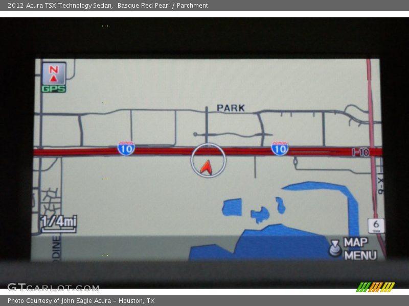 Basque Red Pearl / Parchment 2012 Acura TSX Technology Sedan