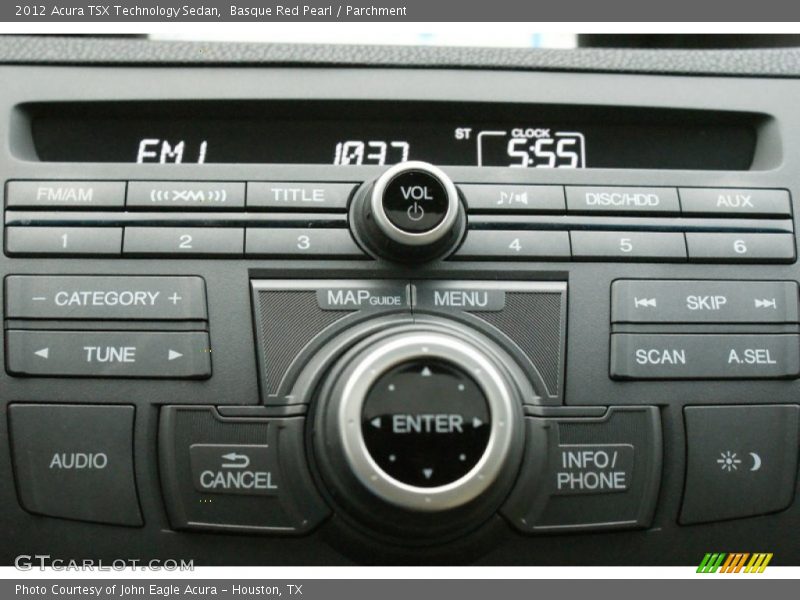 Basque Red Pearl / Parchment 2012 Acura TSX Technology Sedan