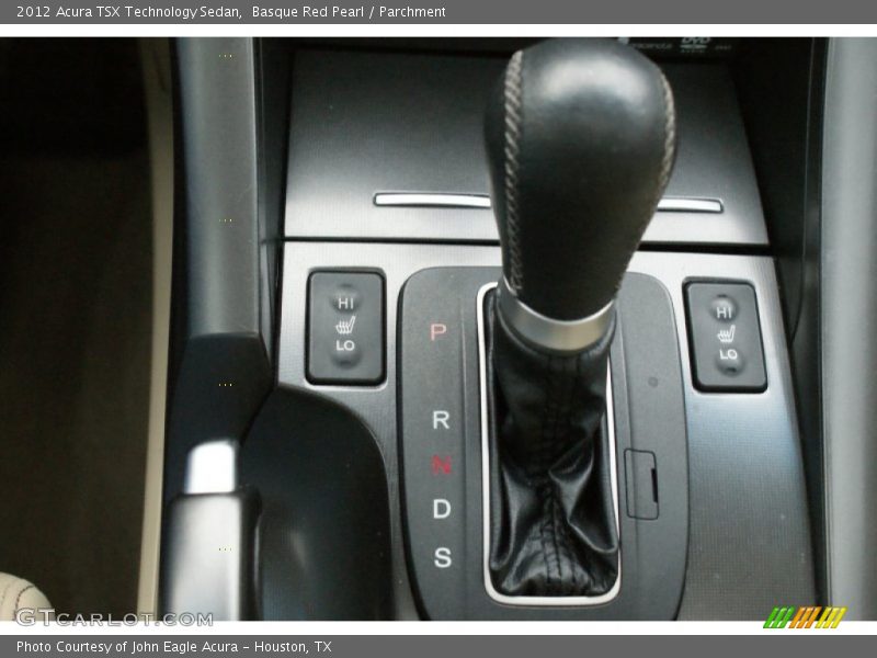 Basque Red Pearl / Parchment 2012 Acura TSX Technology Sedan