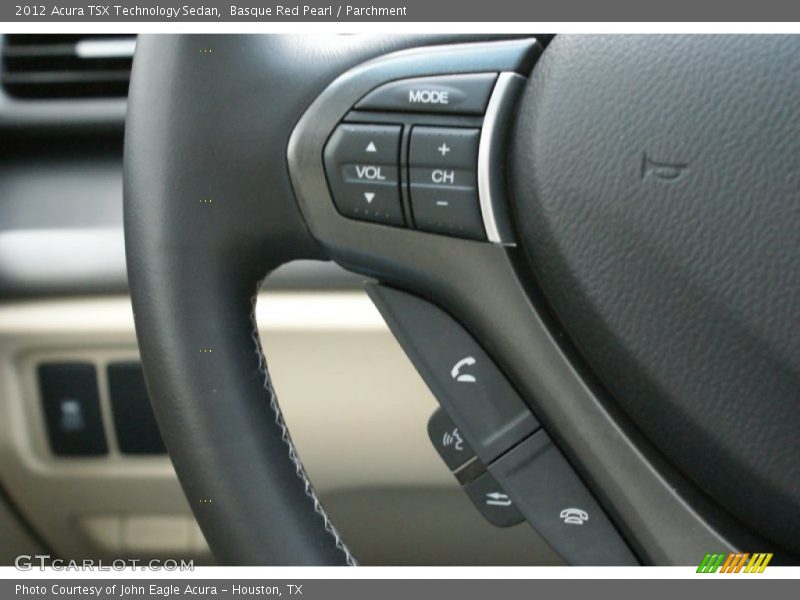 Basque Red Pearl / Parchment 2012 Acura TSX Technology Sedan